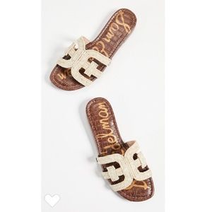 sam edelman beckie woven slide sandal